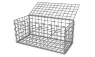 Gabion electrosoudé en kit préassemblé par spirales